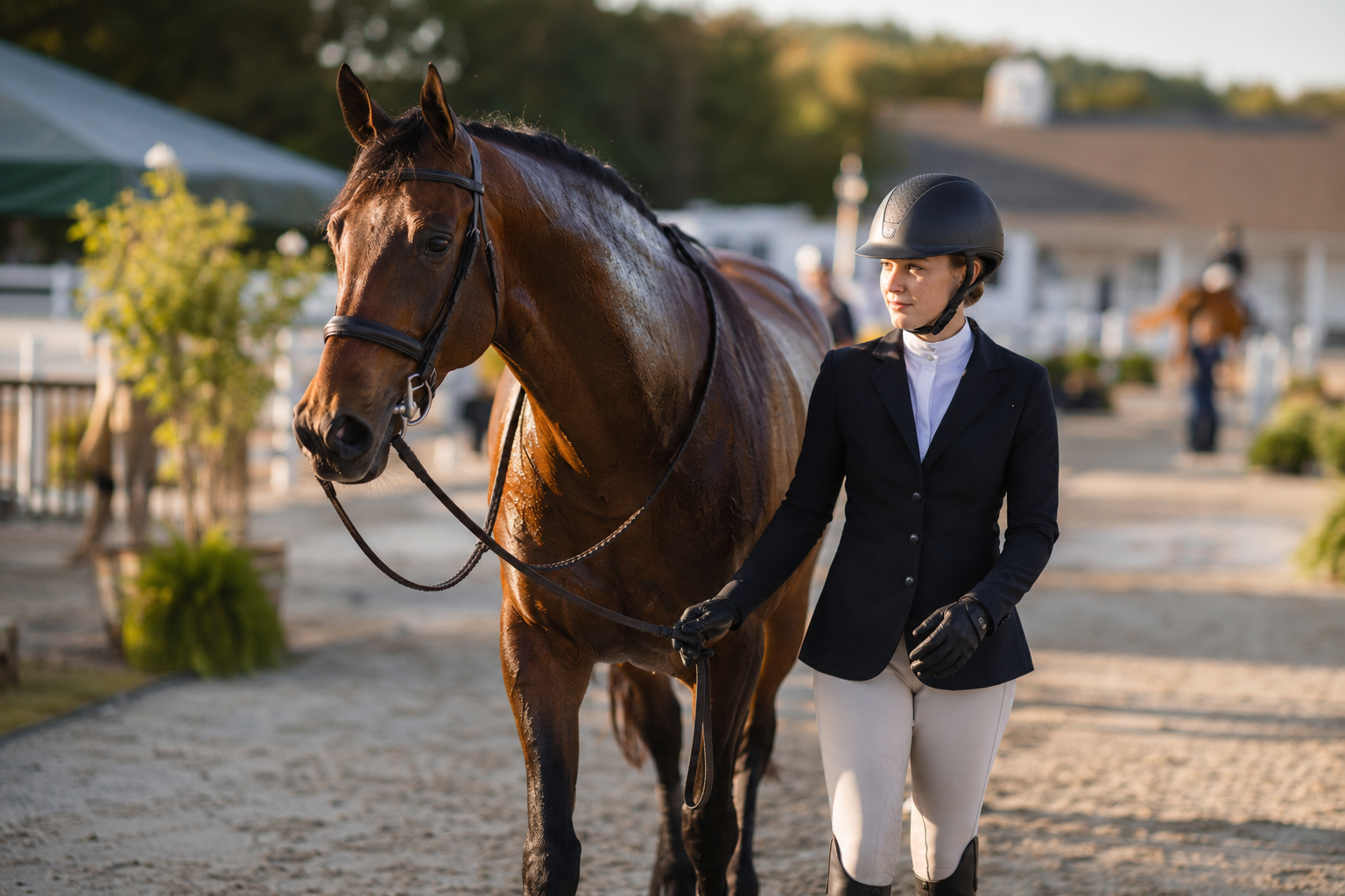 Récupération musculaire du cheval après l’effort