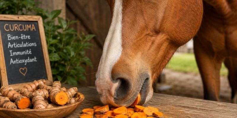 Les bienfaits du curcuma pour les chevaux